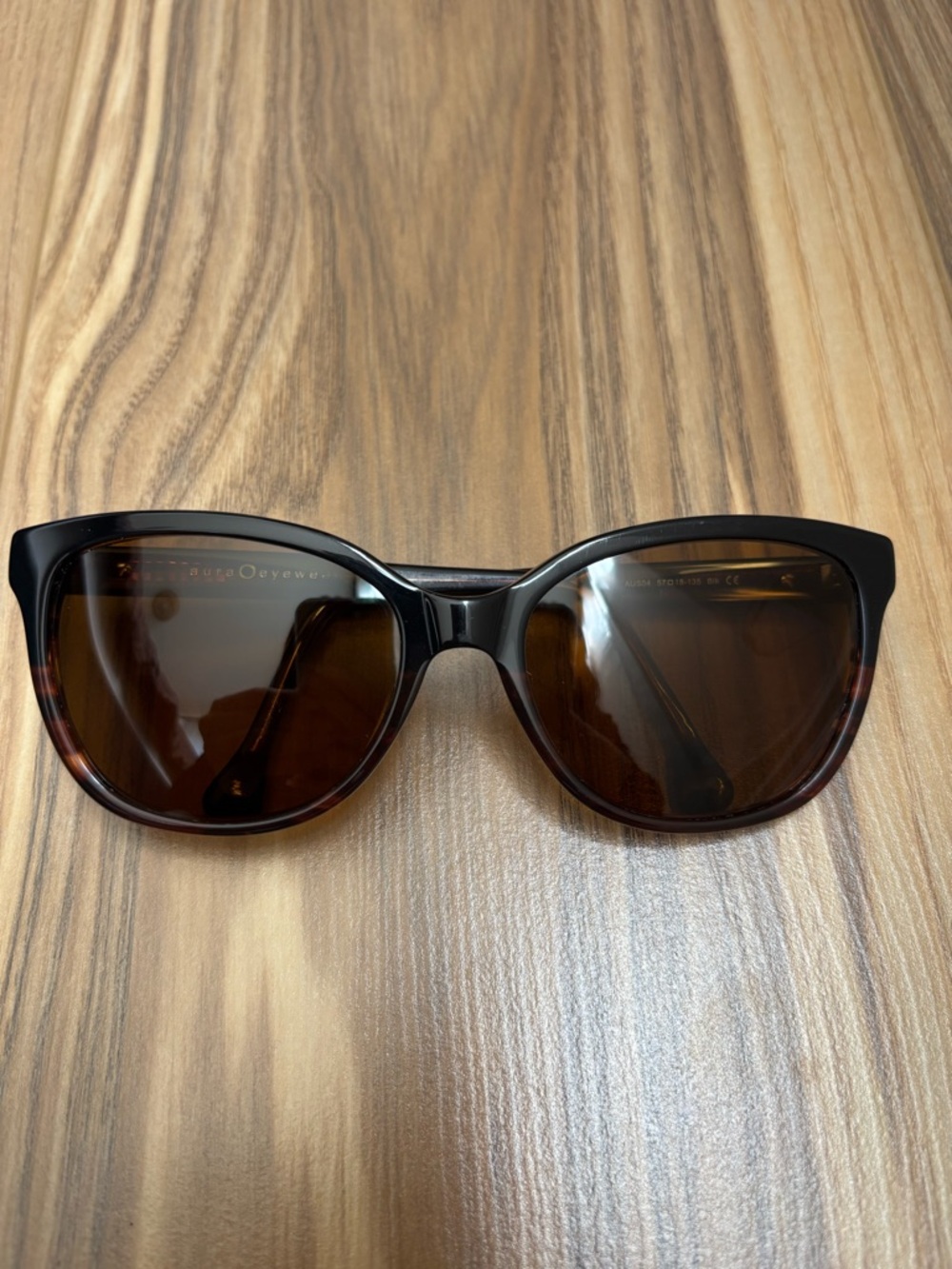Aura Eyewear Tortoise Brown Oversized Sunglasses